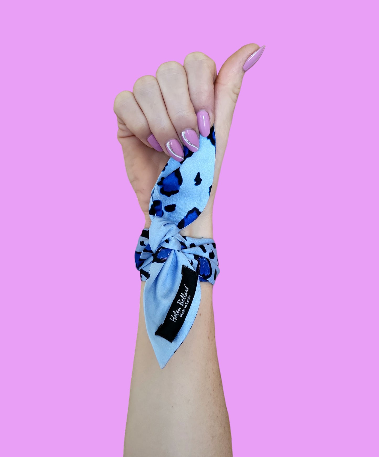 Leopardo Cielo Azzurro Bracciale Infinity