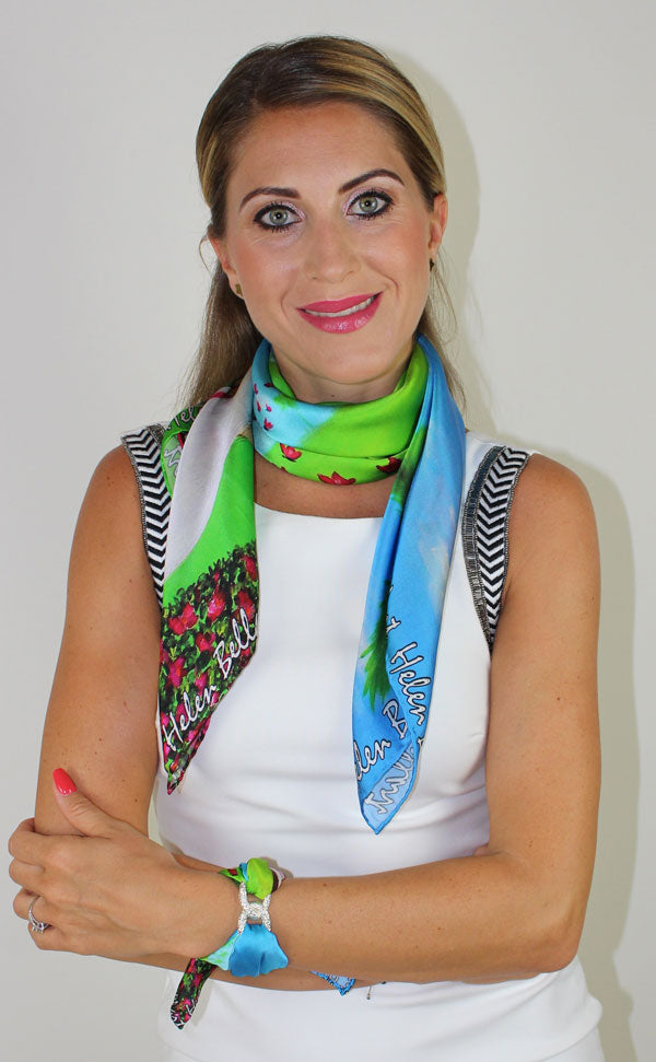 Golf Lady Foulard in Seta cm. 90x90 Sconto 20%