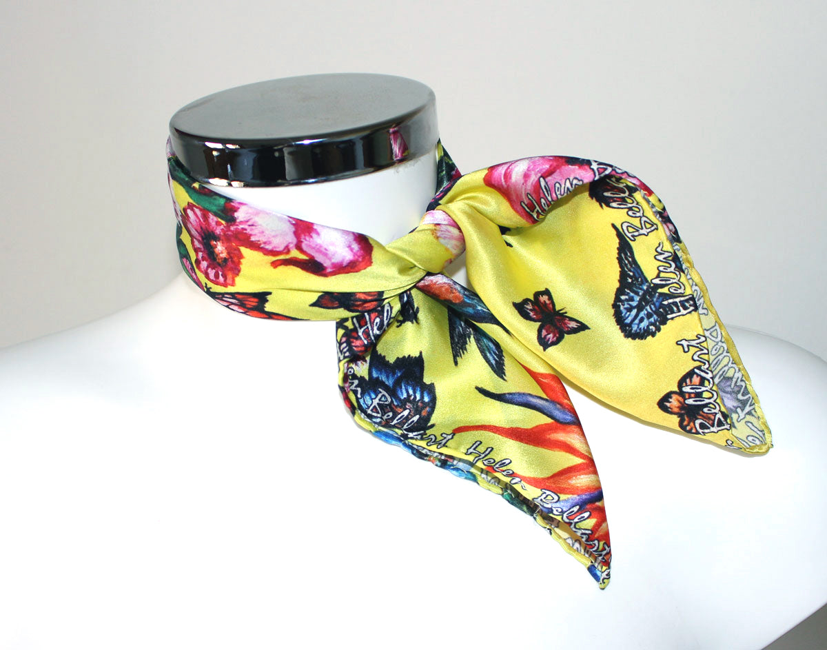 Farfalla Paradiso Foulard in Seta cm. 45x45