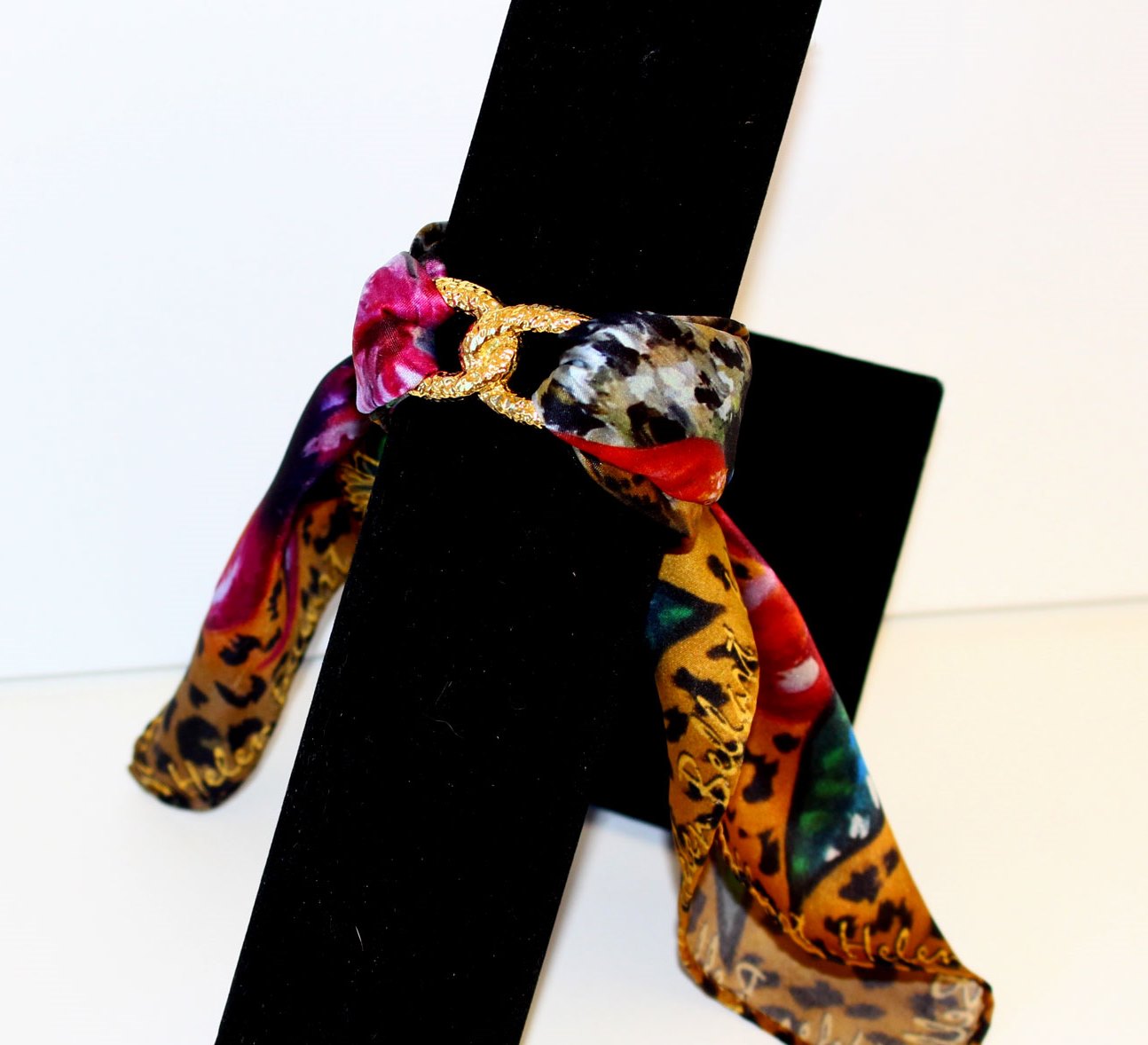 Leopardo Bracciale Infinty in Seta