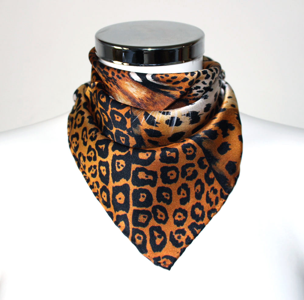 Giaguaro Foulard in Seta cm. 45x45