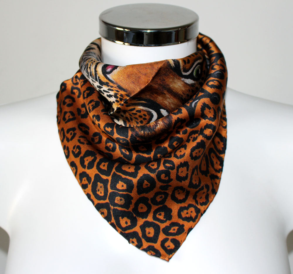 Giaguaro Foulard in Seta cm. 45x45