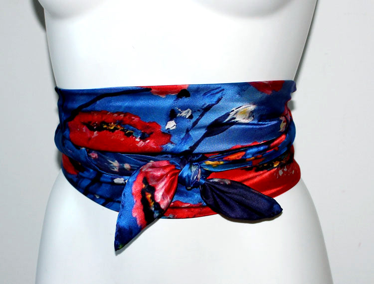 Papavero Foulard in Seta cm. 110x110