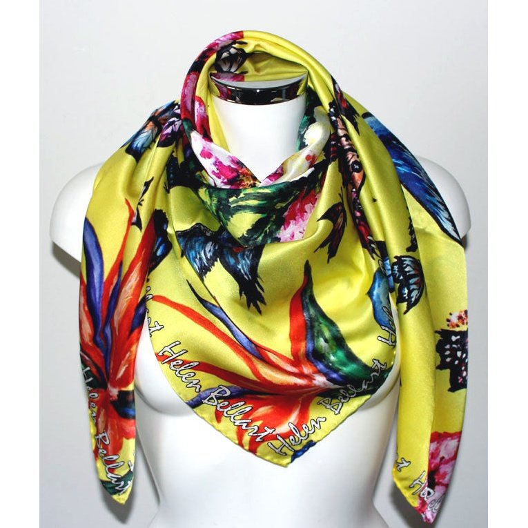 Farfalla Paradiso Foulard in Seta cm. 110x110 Sconto 40%