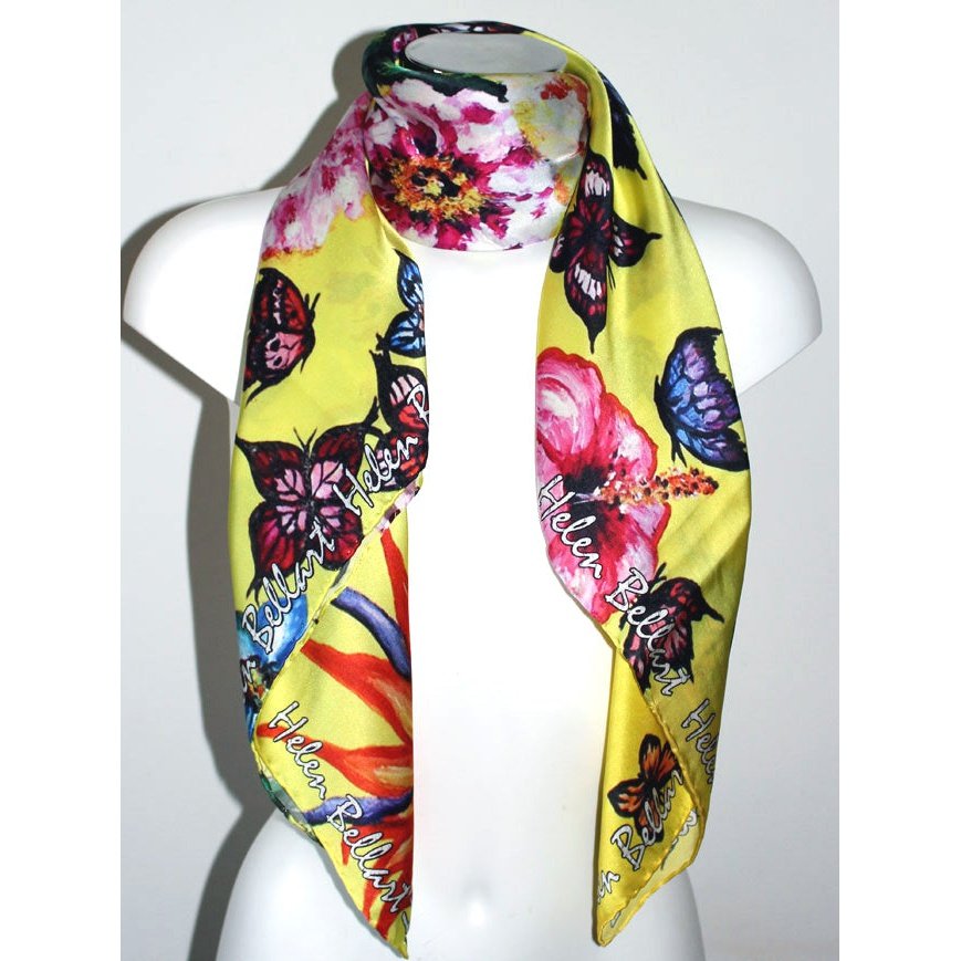 Farfalla Paradiso Foulard in Seta cm. 110x110 Sconto 40%