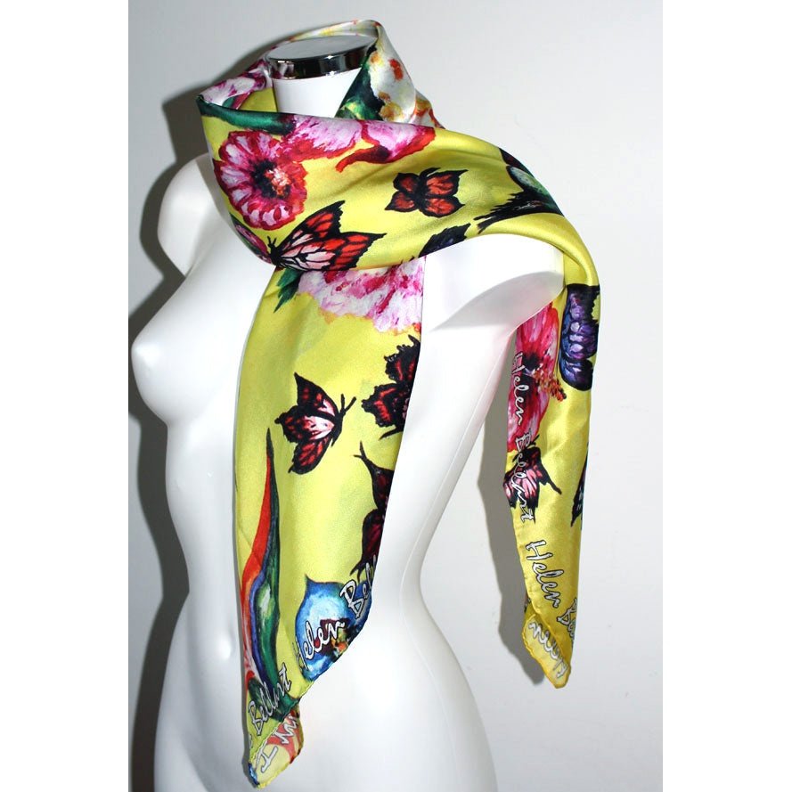 Farfalla Paradiso Foulard in Seta cm. 110x110 Sconto 40%