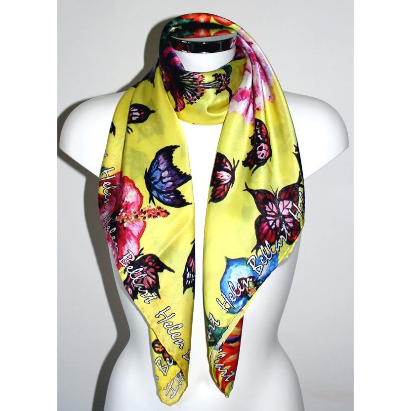 Farfalla Paradiso Foulard in Seta cm. 110x110 Sconto 40%