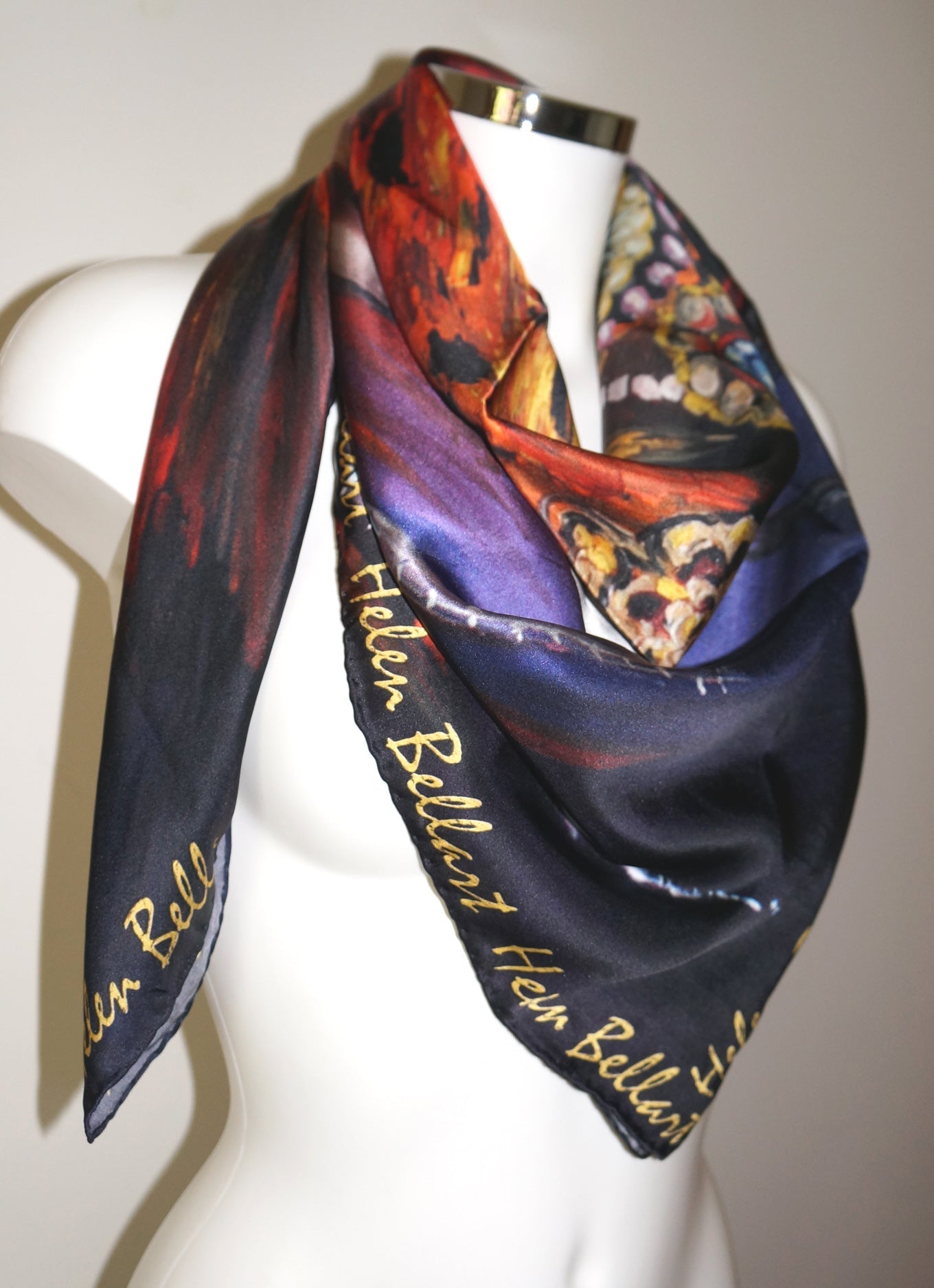 Maschera Veneziana Foulard in Seta cm. 110x110 Sconto 40%