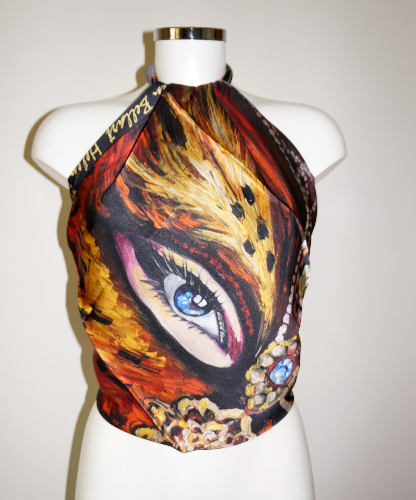 Maschera Veneziana Foulard in Seta cm. 110x110 Sconto 40%