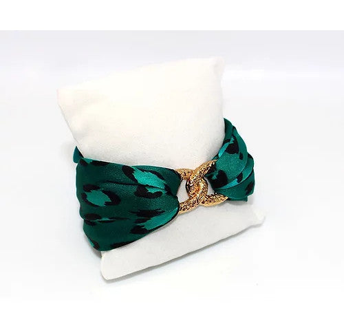 Leopardo Esmeralda Bracciale Infinty