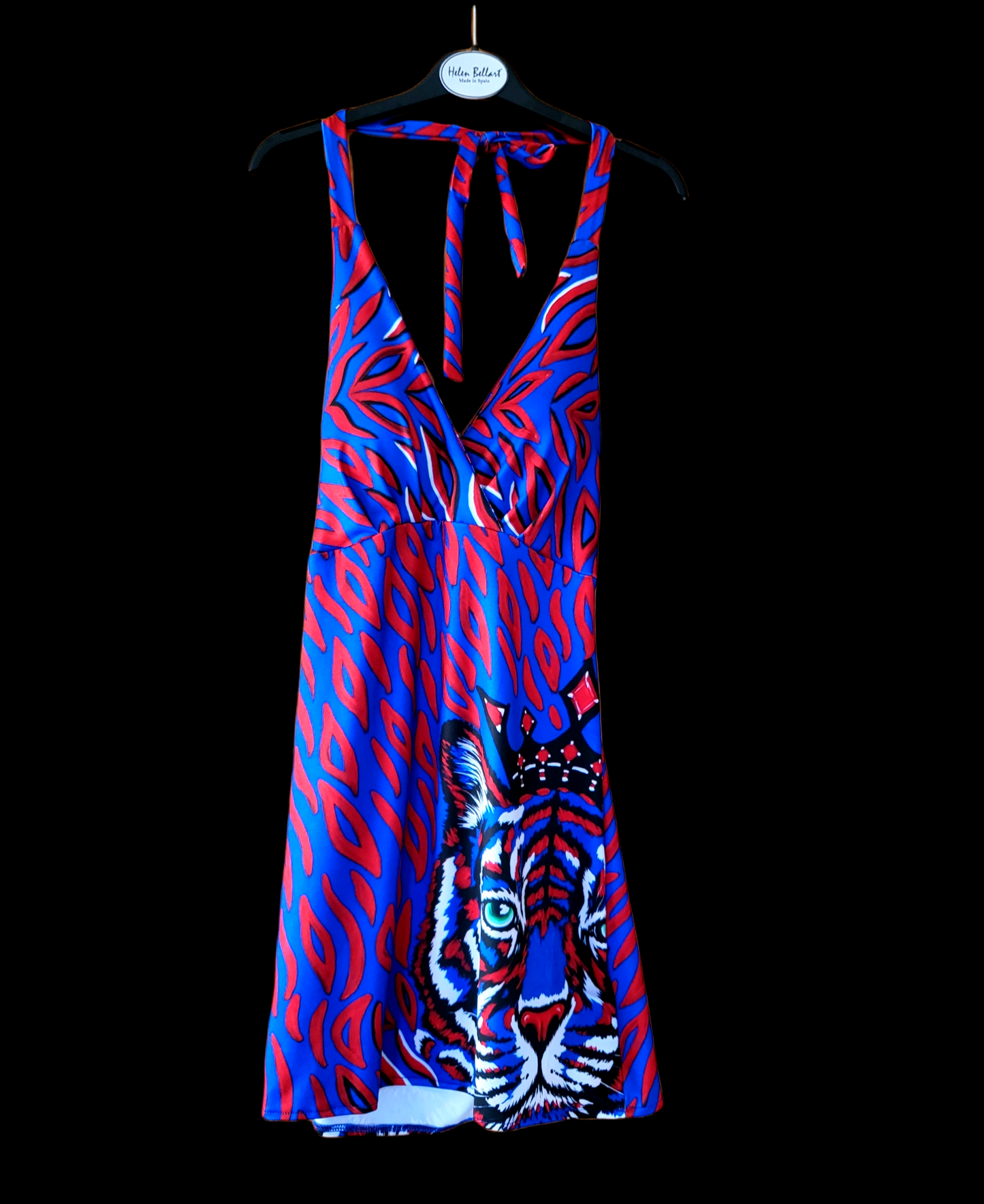 Tigre Blu  Vestito Backless