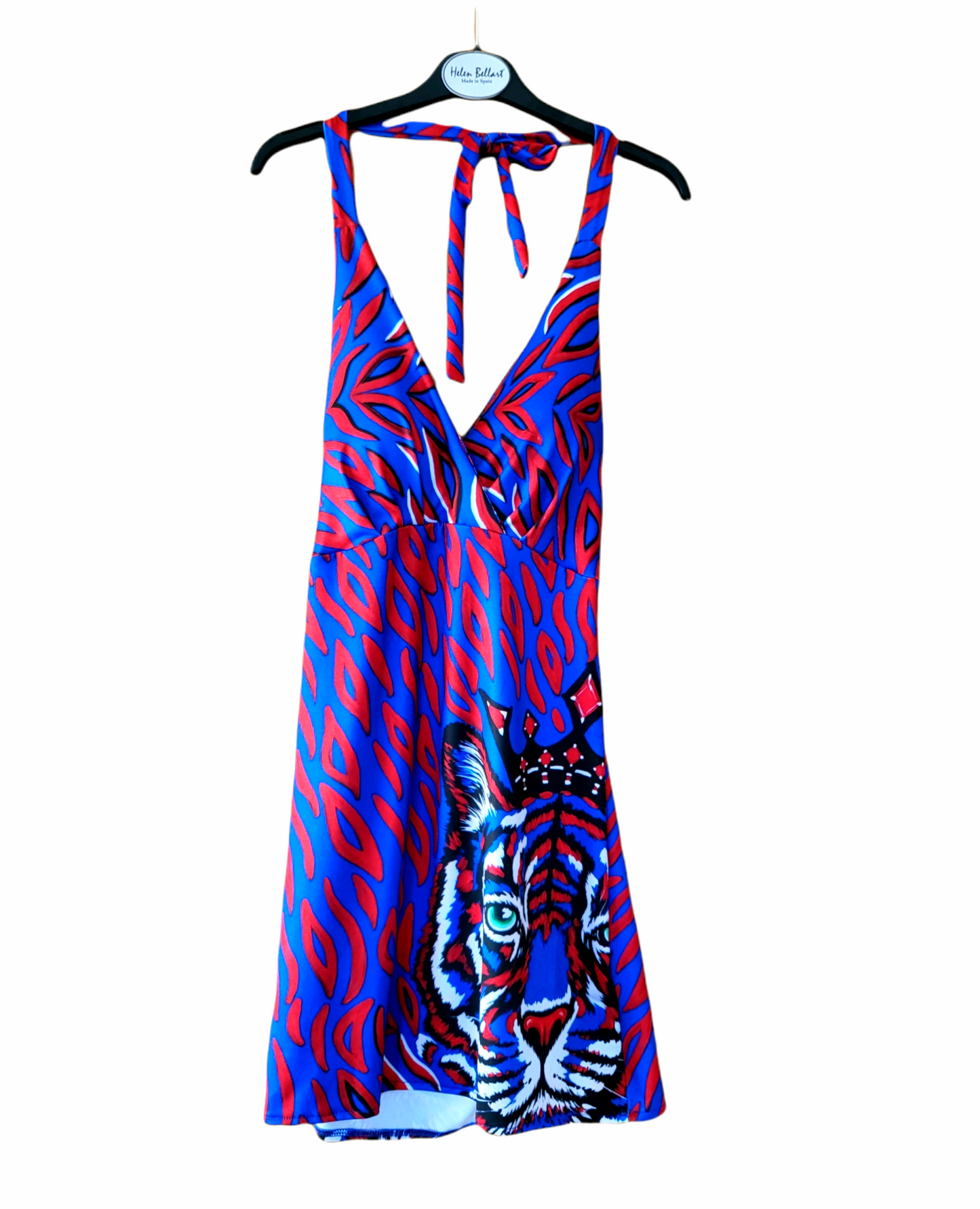 Tigre Blu  Vestito Backless