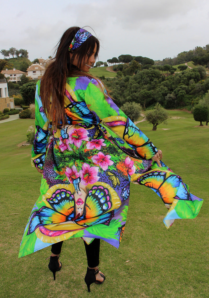 Farfalla Kimono Lungo