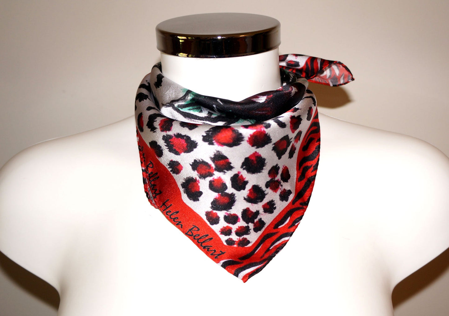 Rosa Rossa Foulard in Seta cm. 45x45