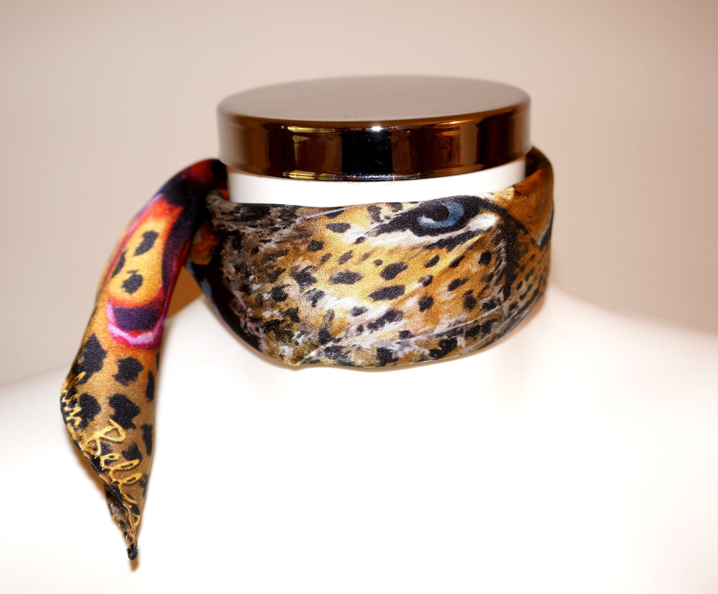 Leopardo Foulard in Seta cm. 45x45