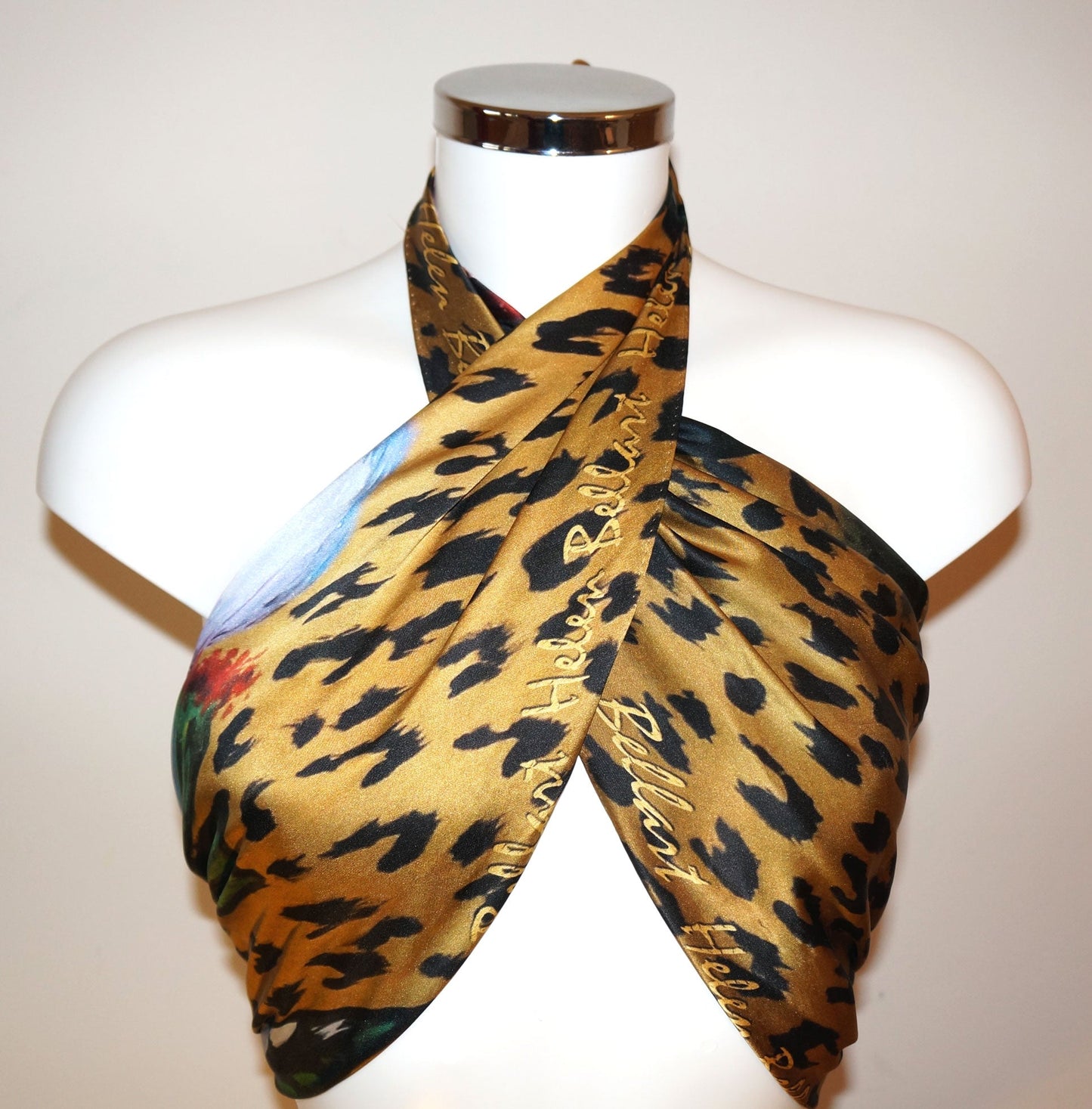 Leopardo Foulard in Seta cm. 110x110