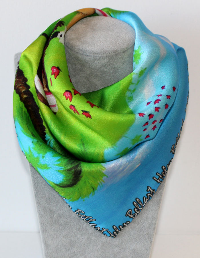 Golf Lady Foulard in Seta cm. 45x45