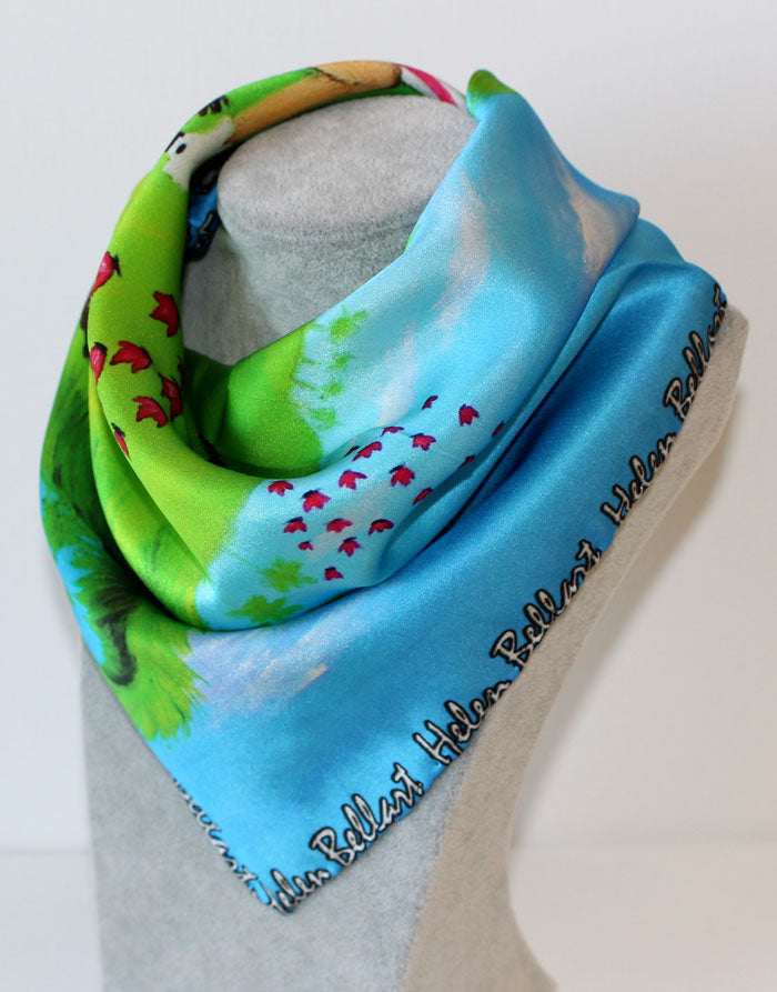 Golf Lady Foulard in Seta cm. 45x45