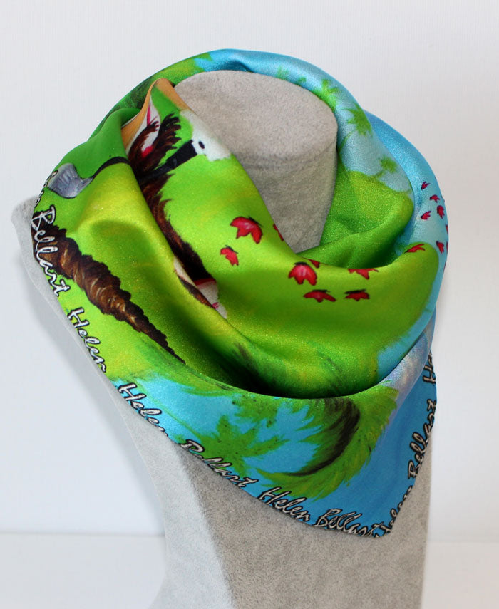 Golf Lady Foulard in Seta cm. 45x45