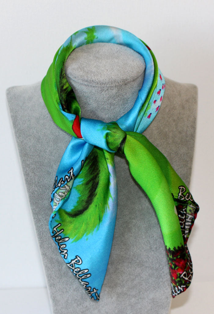 Golf Lady Foulard in Seta cm. 45x45