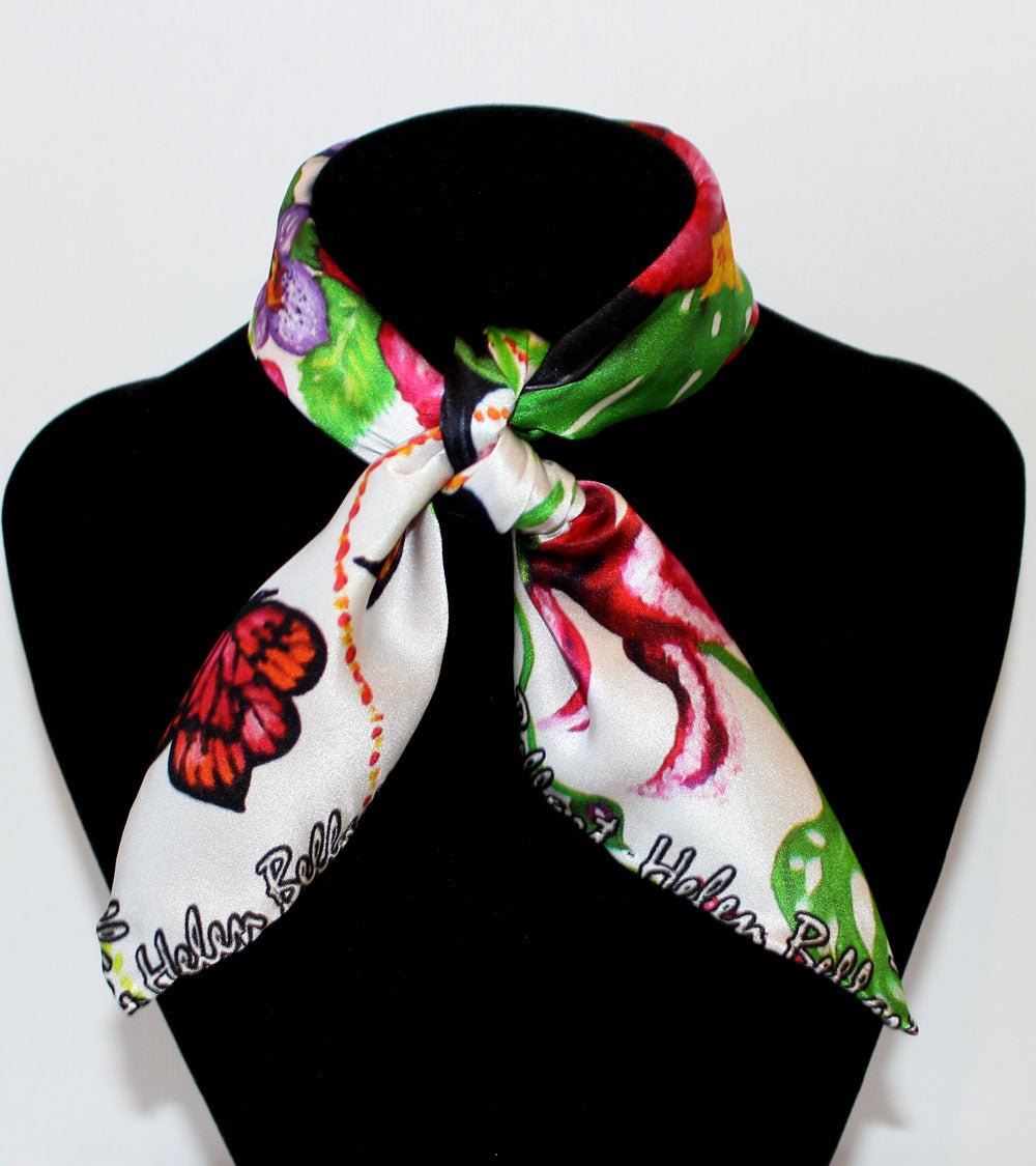 Giardino Tropicale Foulard in Seta cm. 45x45