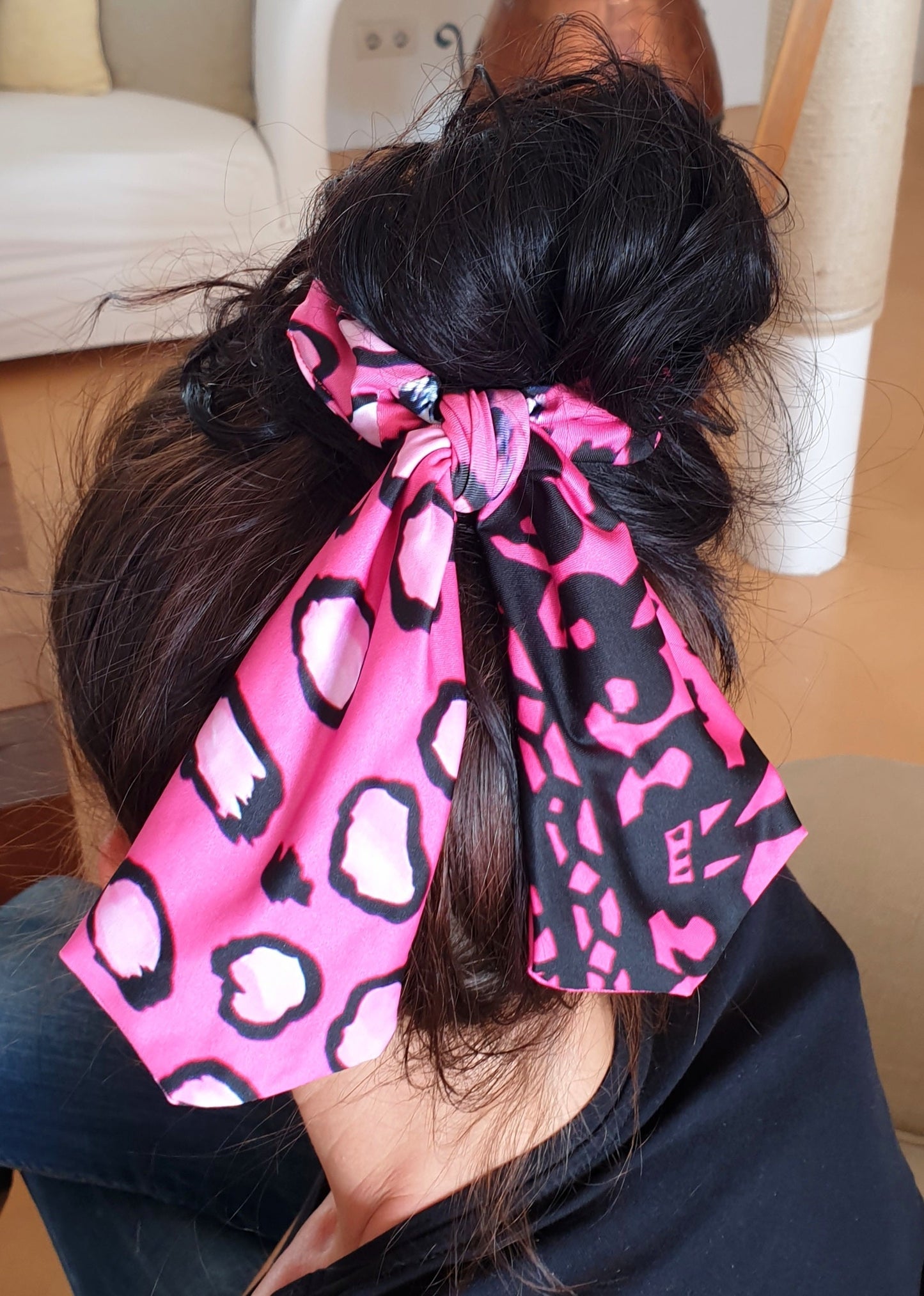 Leopardo Rosa Elastico per capelli