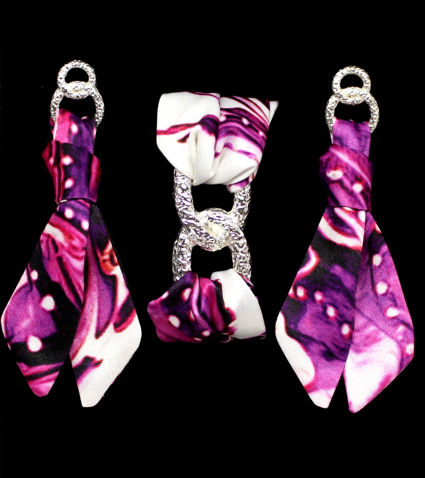 Cavallo Marino Viola Set Bracciale&Orecchini