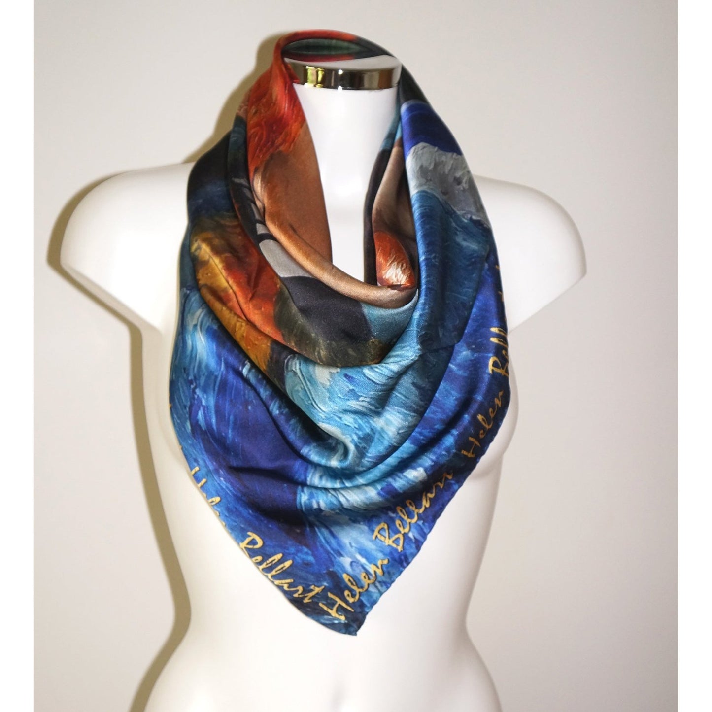 Donna dei Caraibi Foulard in Seta cm. 110x110 Sconto 40%